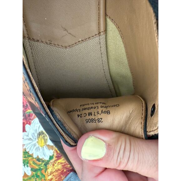 Johnston & Murphy Boys Black Leather Oxford Dress Shoes‎ Size 7M C 24 - Picture 6 of 7